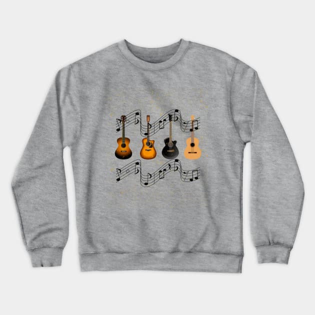 Guitars Funny Guitar Lovers,Bass Guitar Player T shirt Gift Crewneck Sweatshirt by Mr.Dom store